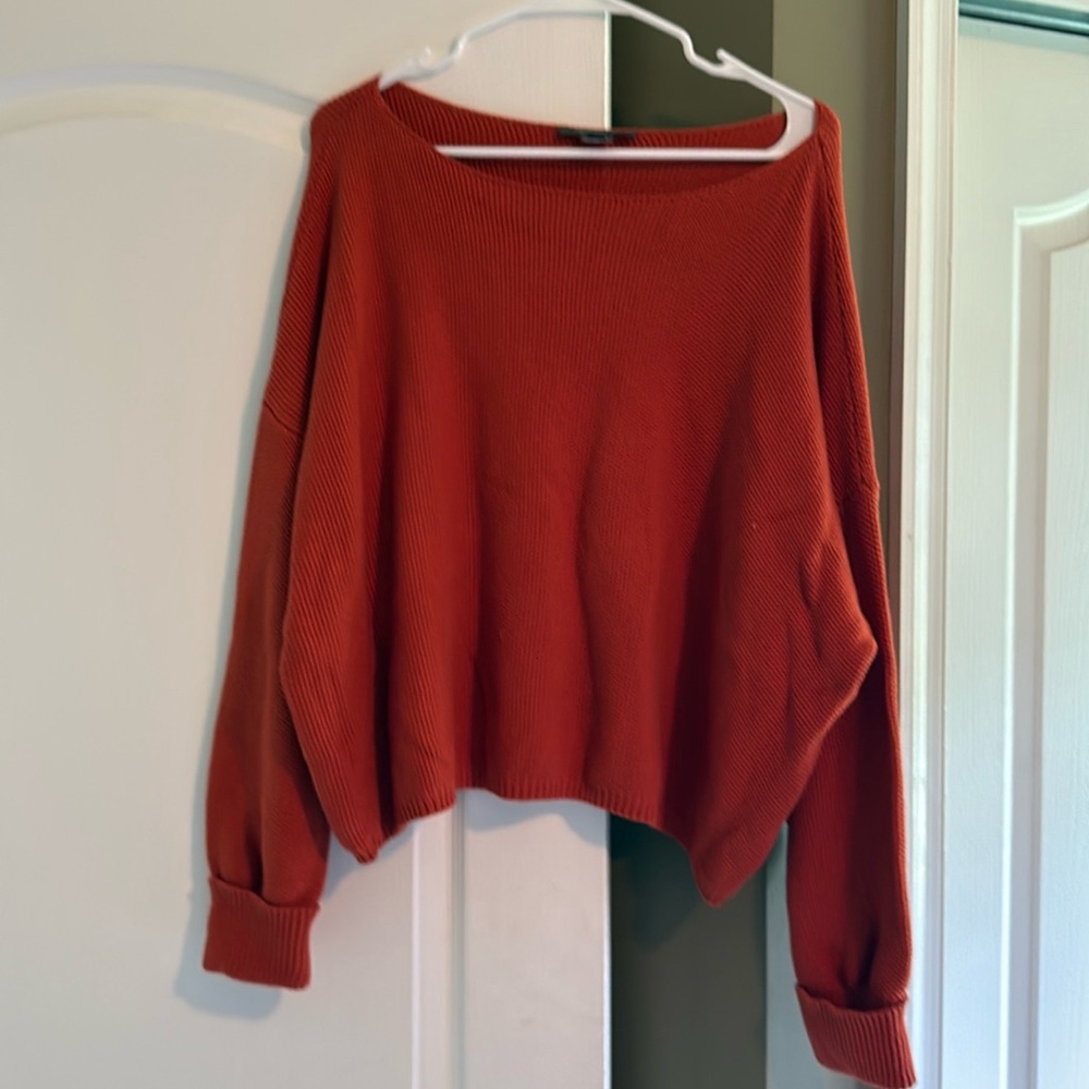 Super cute dark orange size medium French connection sweater